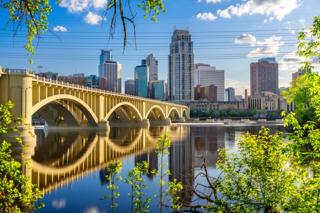Beautiful Downtown Minneapolis Minnesota USA